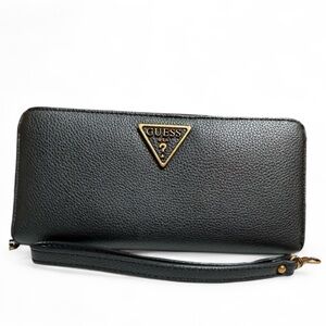 GUESS zip-around wallet with wristlet strap